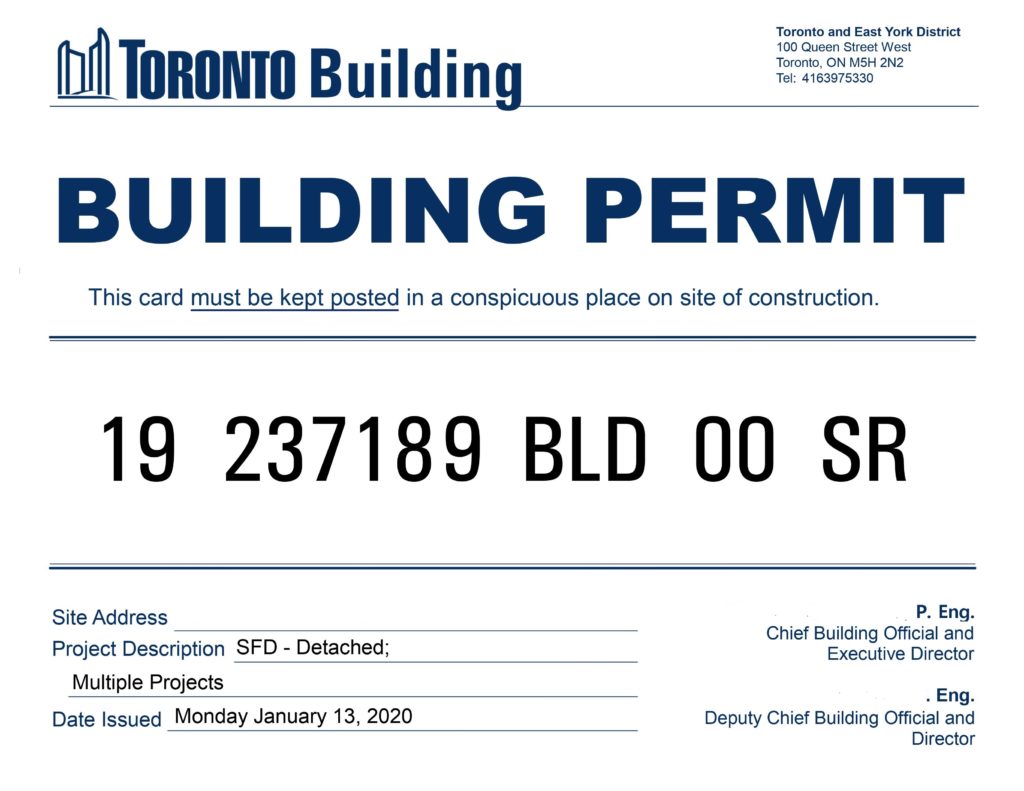 PERMIT MAN | Residential Building Permit across Toronto and GTA