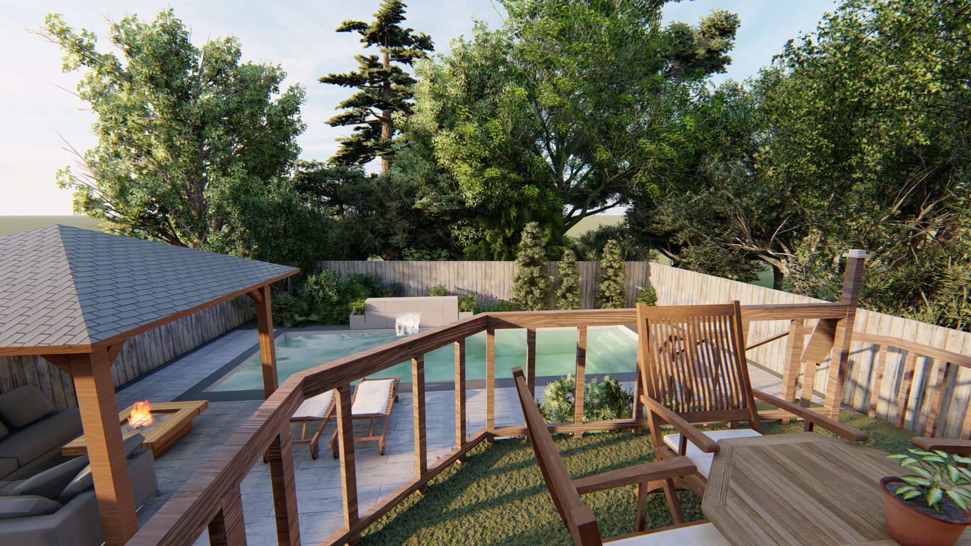 POOL AND GAZEBO PERMITCITY MAPLEPROJECT RIVERMILL permitman