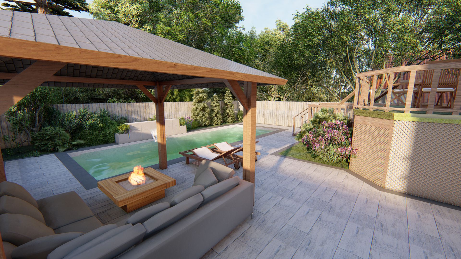 POOL AND GAZEBO PERMITCITY MAPLEPROJECT RIVERMILL Permitman