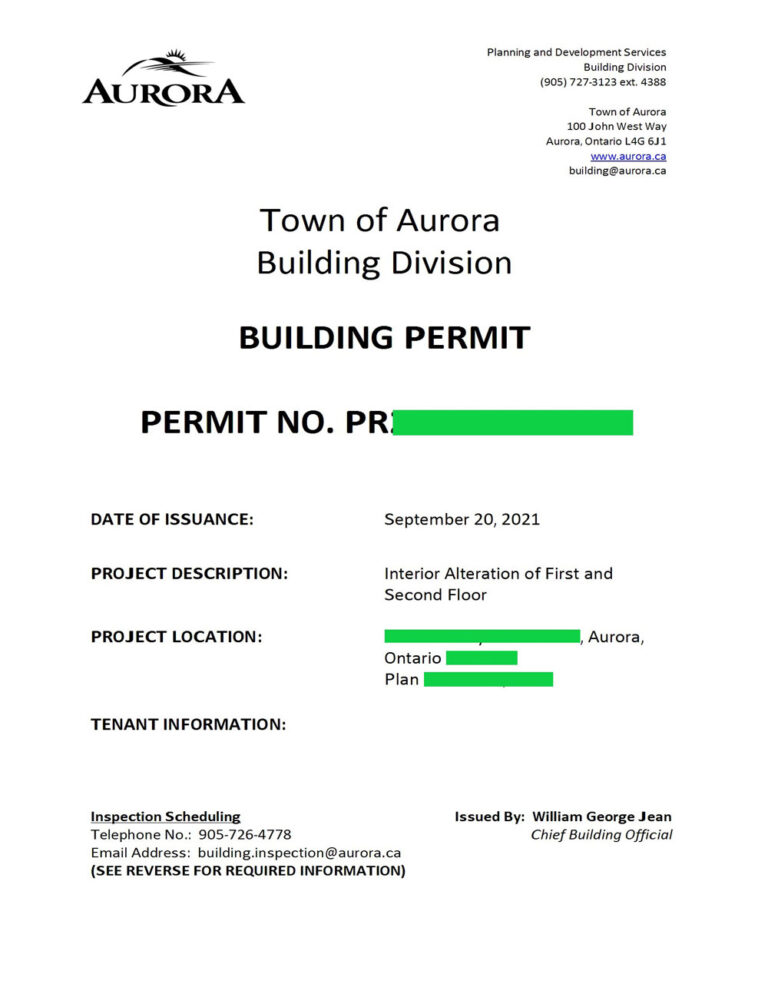 RENOVATION PERMITCITY AURORAPROJECT DARUSH Permitman