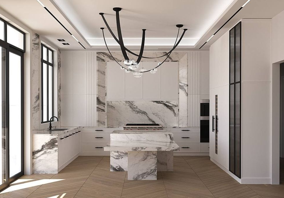 Kitchen Design 3D Rendering Interior Design New House