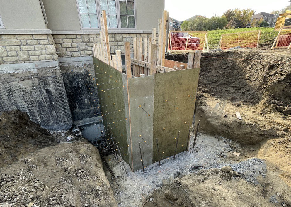 Below Grade Entrance construction structural design