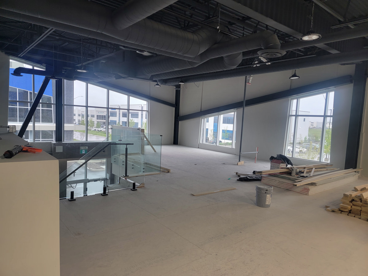 Mezzanine floor interior – Aurora commercial addition