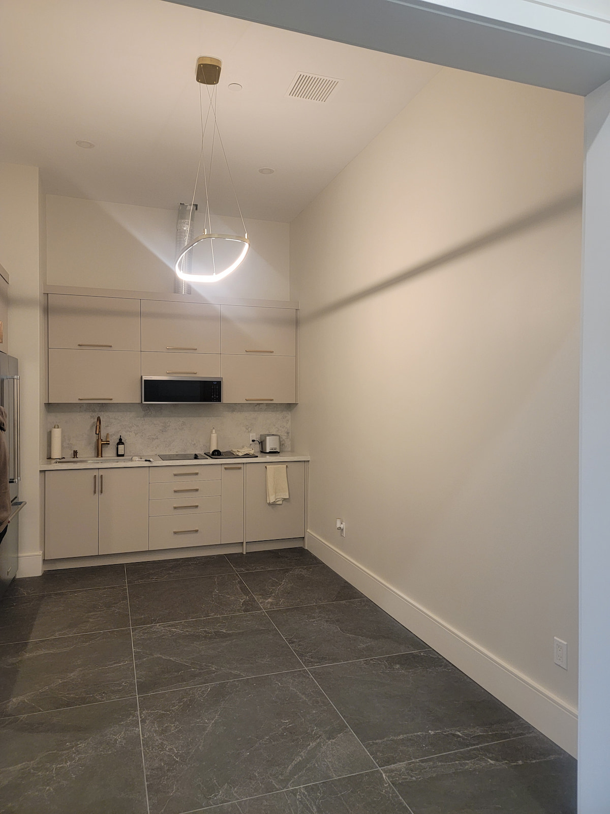 Kitchenette in Aurora mezzanine addition project