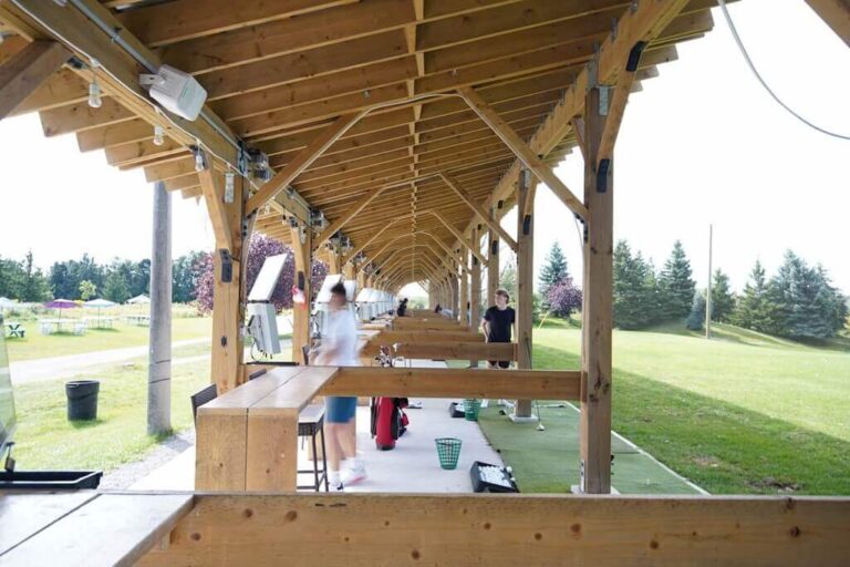 Golf Driving Range Structure Design and Permit View from inside