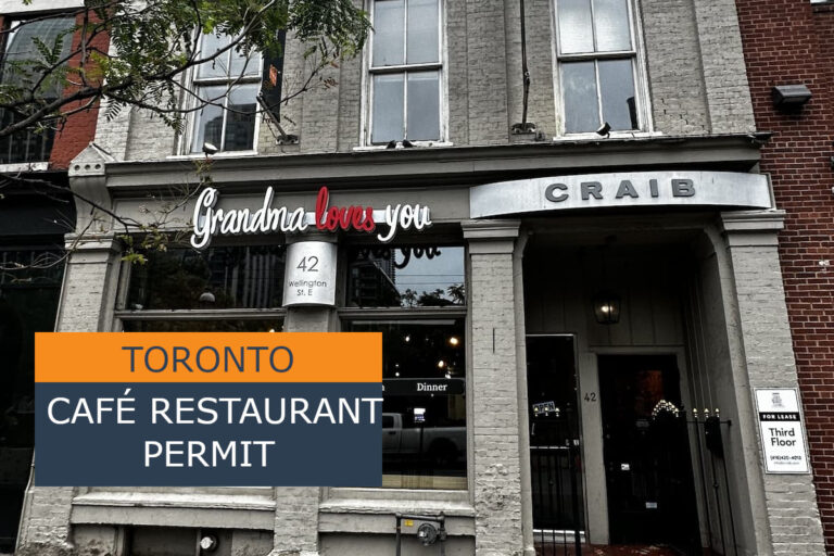 Commercial Change of Use Permit for Café Restaurant Franchise in Toronto