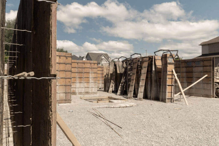 Foundation Wall Forming Stage