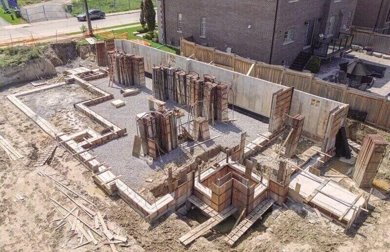 Permit Man New House Foundation